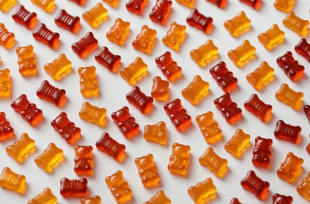 Pectin and gelatin gummies in GMP production